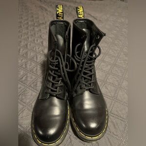 Dr. Martens Black Lace-Up Boots